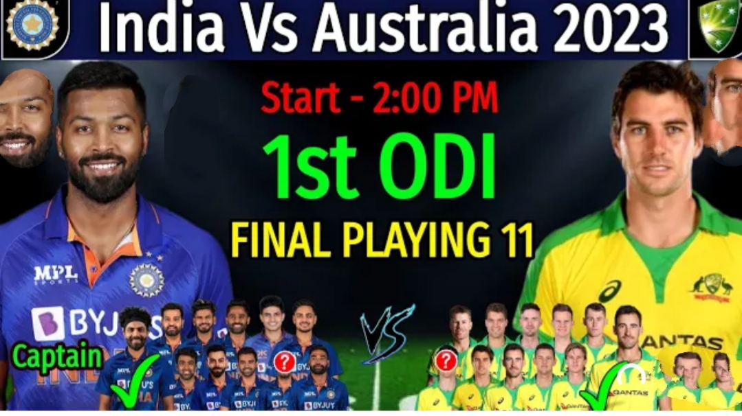 india vs Australia playing 11 2023